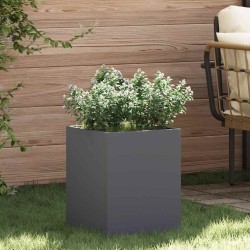 Cache-pot de jardin Anthracite 32 x 32 x 40 cm 537035537035