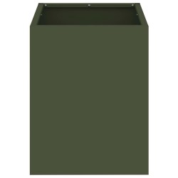 Cache-pot de jardin Vert olive 32 x 32 x 40 cm 537038537038