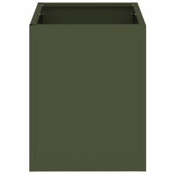 Cache-pot de jardin Vert olive 32 x 32 x 40 cm 537038537038