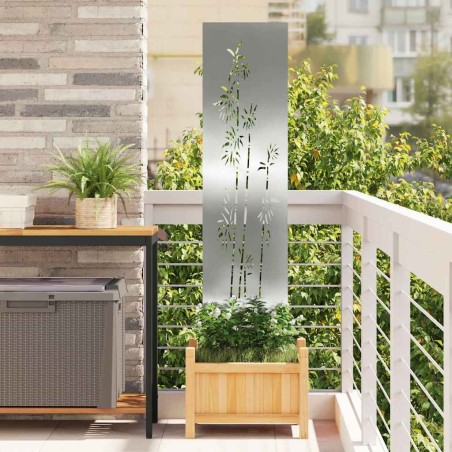 Écran de confidentialité de jardin Floral Argenté 32 x 140 cm 537040537040