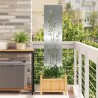 Écran de confidentialité de jardin Floral Argenté 32 x 140 cm 537040537040