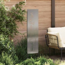 Écran de confidentialité de jardin Floral Argenté 32 x 140 cm 537040537040