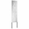 Écran de confidentialité de jardin Floral Argenté 32 x 140 cm 537040537040