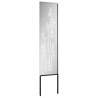 Écran de confidentialité de jardin Floral Argenté 32 x 140 cm 537040537040