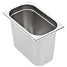 Récipients Gastronorm 4 pcs GN 1/4 200 mm Acier inoxydable  537048537048