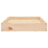 Lit pour chien 61,5x49x9 cm Bois de pin solide 537050537050