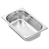 Récipients Gastronorm 8 pcs GN 1/4 65 mm Acier inoxydable 537051537051