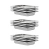 Récipients Gastronorm 12 pcs GN 1/4 40 mm Acier inoxydable 537052537052