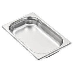 Récipients Gastronorm 12 pcs GN 1/4 40 mm Acier inoxydable 537052537052