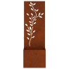Écran de confidentialité de jardin Floral Rouillé 50 x 140 cm 537061537061