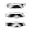 Récipients Gastronorm 12 pcs GN 1/4 20 mm Acier inoxydable 537065537065
