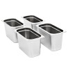 Récipients Gastronorm 4 pcs GN 1/3 200 mm Acier inoxydable 537066537066