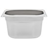 Récipients Gastronorm 12 pcs GN 1/6 100 mm Acier inoxydable  537070537070