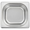 Récipients Gastronorm 12 pcs GN 1/6 100 mm Acier inoxydable  537070537070