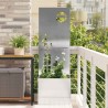 Écran de confidentialité de jardin Fretwork Argent 50 x 150 cm 537073537073