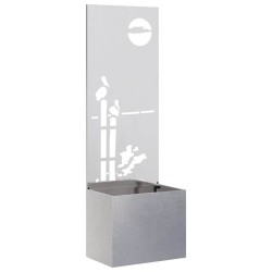 Écran de confidentialité de jardin Fretwork Argent 50 x 150 cm 537073537073