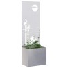 Écran de confidentialité de jardin Fretwork Argent 50 x 150 cm 537073537073