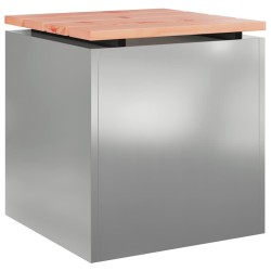 Banc de jardin Argent 40 x 40 x 43 cm Acier galvanisé 537076537076