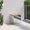 Banc de jardin Argent 40 x 40 x 43 cm Acier galvanisé 537076537076