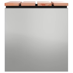 Banc de jardin Argent 40 x 40 x 43 cm Acier galvanisé 537076537076