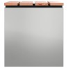 Banc de jardin Argent 40 x 40 x 43 cm Acier galvanisé 537076537076