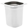 Récipients Gastronorm 8 pcs GN 1/6 200 mm Acier inoxydable 537077537077