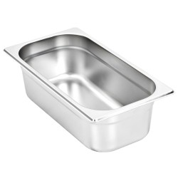 Récipients Gastronorm 8 pcs GN 1/3 100 mm Acier inoxydable 537080537080