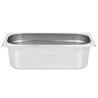 Récipients Gastronorm 8 pcs GN 1/3 100 mm Acier inoxydable 537080537080