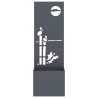 Écran de confidentialité de jardin Anthracite 50 x 150 cm 537082537082
