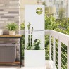 Écran de confidentialité de jardin Fretwork Blanc 50 x 150 cm 537083537083