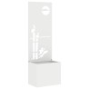 Écran de confidentialité de jardin Fretwork Blanc 50 x 150 cm 537083537083