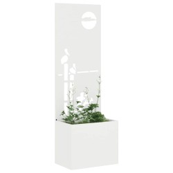 Écran de confidentialité de jardin Fretwork Blanc 50 x 150 cm 537083537083