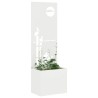 Écran de confidentialité de jardin Fretwork Blanc 50 x 150 cm 537083537083