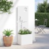 Écran de confidentialité de jardin Fretwork Blanc 50 x 150 cm 537083537083