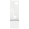 Écran de confidentialité de jardin Fretwork Blanc 50 x 150 cm 537083537083