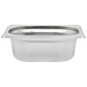 Récipients Gastronorm 12 pcs GN 1/6 65 mm Acier inoxydable  537084537084