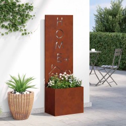 Écran de confidentialité de jardin Fretwork Rouillé 50 x 150 cm 537090537090