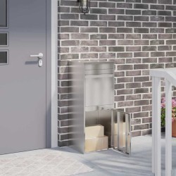 Boîte de dépôt de colis avec stockage Argenté 47,5 x 38 x 59 cm 537093537093