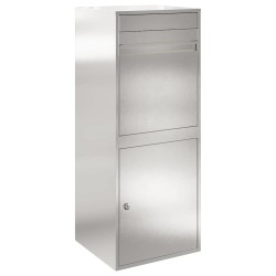 Boîte de dépôt de colis avec stockage Argenté 47,5 x 38 x 59 cm 537093537093