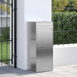 Boîte de dépôt de colis avec stockage Argenté 47,5 x 38 x 59 cm 537093537093