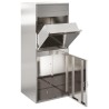 Boîte de dépôt de colis avec stockage Argenté 47,5 x 38 x 59 cm 537093537093