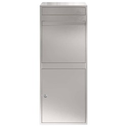 Boîte de dépôt de colis avec stockage Argenté 47,5 x 38 x 59 cm 537093537093