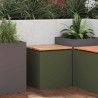 Banc de jardin Vert olive 40 x 40 x 43 cm Acier 537097537097
