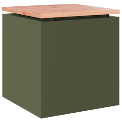 Banc de jardin Vert olive 40 x 40 x 43 cm Acier 537097537097
