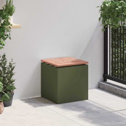 Banc de jardin Vert olive 40 x 40 x 43 cm Acier 537097537097