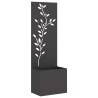 Écran de confidentialité de jardin Floral Noir 50 x 32 x 150 cm 537099537099