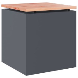 Banc de jardin Anthracite 40 x 40 x 43 cm Acier 537100537100