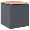 Banc de jardin Anthracite 40 x 40 x 43 cm Acier 537100537100