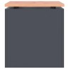 Banc de jardin Anthracite 40 x 40 x 43 cm Acier 537100537100