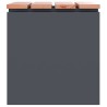 Banc de jardin Anthracite 40 x 40 x 43 cm Acier 537100537100
